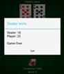 BLACKJACK CARD GAME shortcut 1