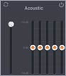 ACOUSTIC EQUALIZER shortcut 1
