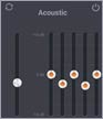 ACOUSTIC EQUALIZER shortcut 3
