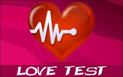 LOVE TEST title